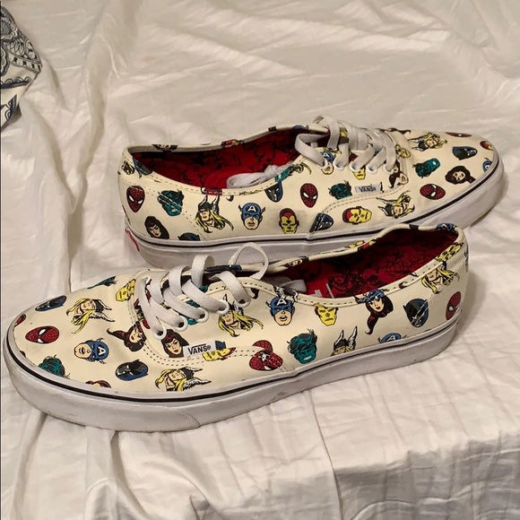 vans marvel heads shoes